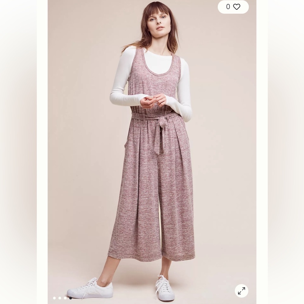 Anthropologie Saturday/Sunday Linen Saunter Jumpsuit